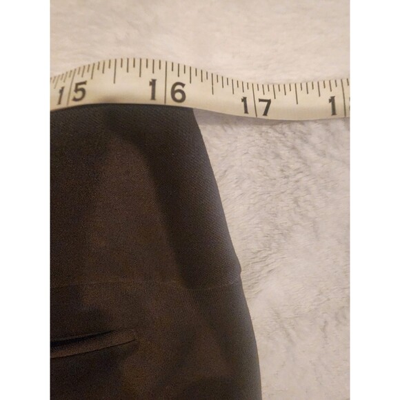 Express Black Studio Stretch Editor Stretch Pants Flared Size 8R - Picture 7 of 8